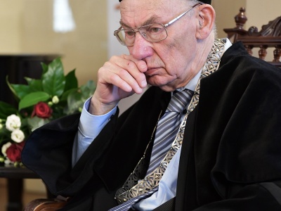 Nadanie tytułu Doktora Honoris Causa UKW prof. Michałowi Głowińskiemu - 25.04.2018 r.