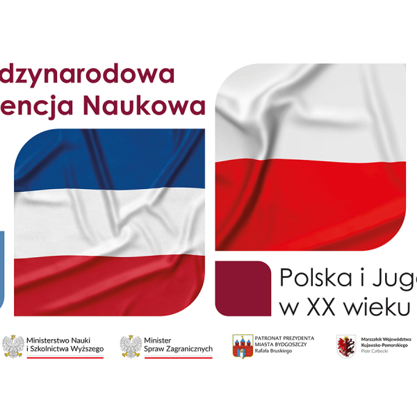 Flagi Polska i Jugosławia